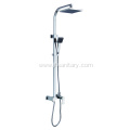 Square Head Exposed Shower System With Tub Faucet